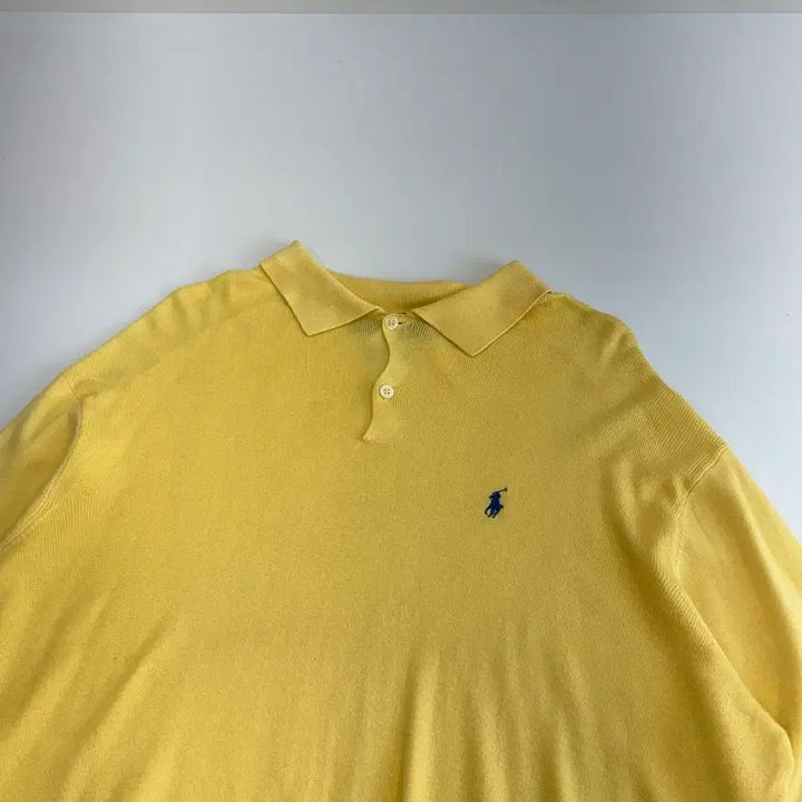 [SOLD OUT] Polo 폴로 네이비 포니 옐로우 카라티