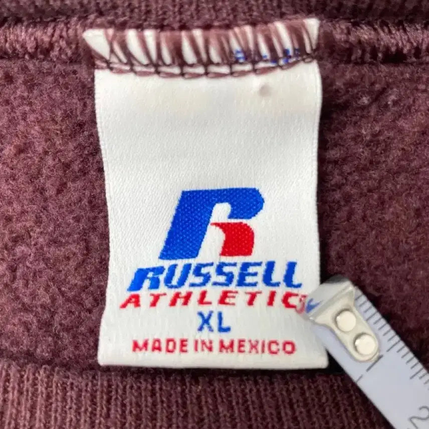 [BUNJANG] Russell Athletic Deep Plum Sweatshirt XL / 러셀 애슬래틱 스웻셔츠 딥 플럼 XL