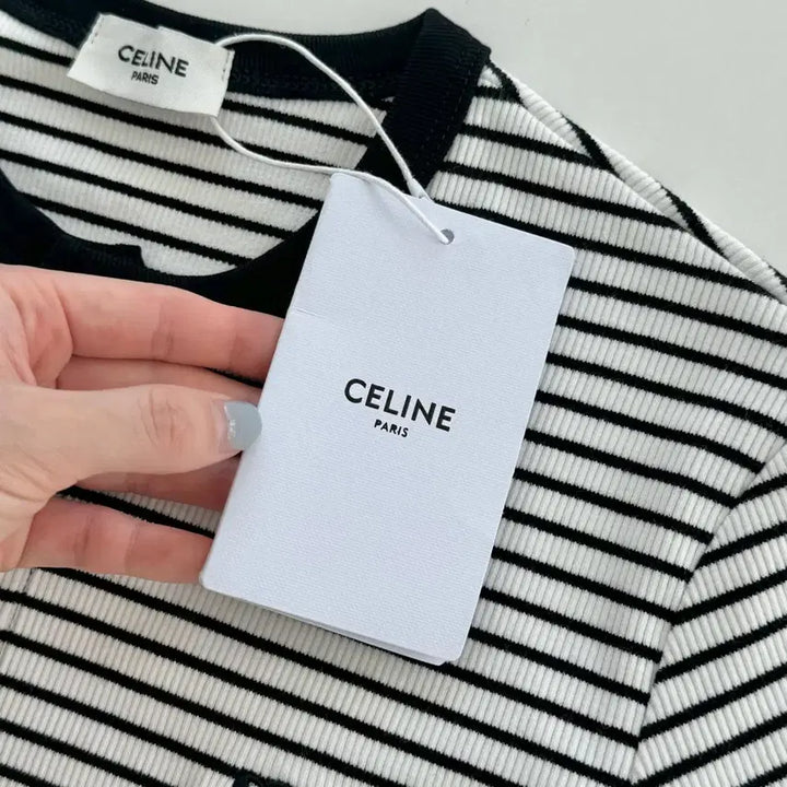 [BUNJANG] CLN Gold Button Ribbed Knit Top / CLN 골드버튼 골지 니트 1color