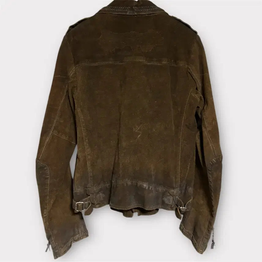 [BUNJANG] Golden Goose Brown Oil Washing Suede Jacket / 골든구스 브라운 오일워싱 스웨이드 자켓S