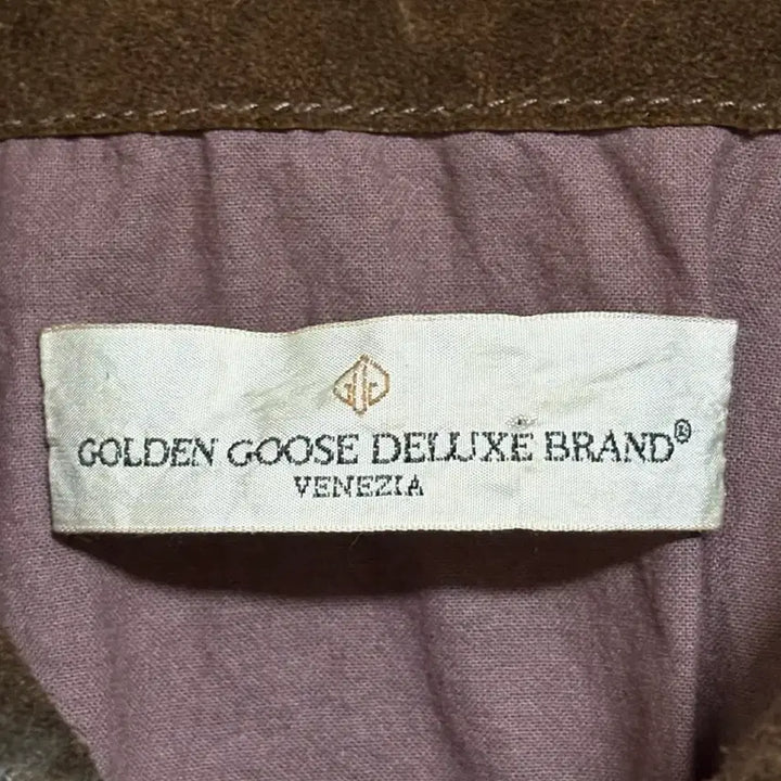 [BUNJANG] Golden Goose Brown Oil Washing Suede Jacket / 골든구스 브라운 오일워싱 스웨이드 자켓S