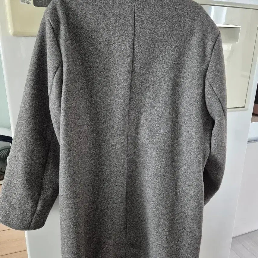 [BUNJANG] Fashion Gray Long Coat / 패션 그레이 롱코트(새상품)