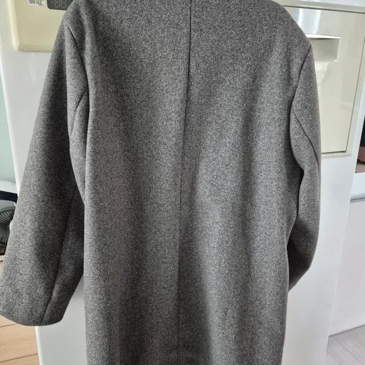 [BUNJANG] Fashion Gray Long Coat / 패션 그레이 롱코트(새상품)