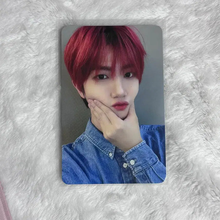 [SOLD OUT] 크래비티 원진 윈터 크크루 럭드 아궁빵 포카