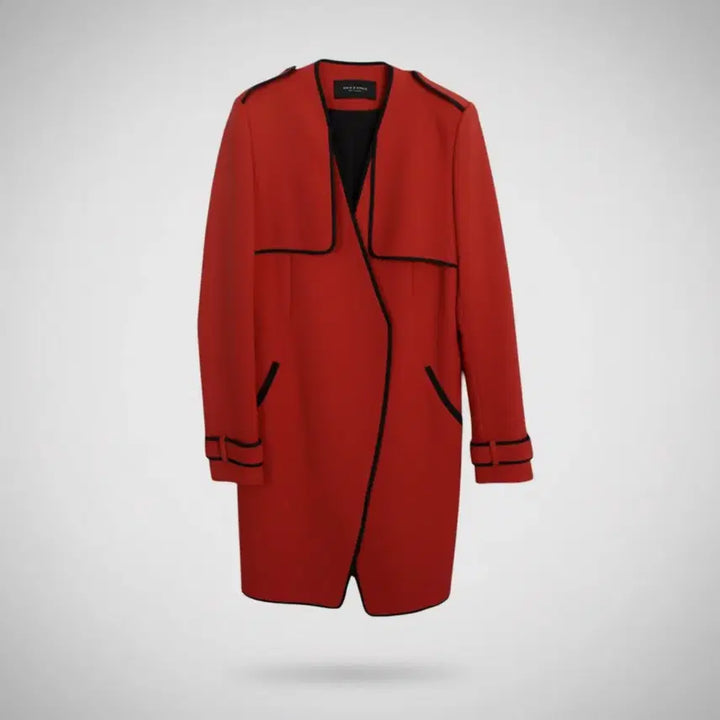 [BUNJANG] Mojo S. Phine Black Line Long Coat / 여성55/ 모조에스핀 블랙라인 롱코트