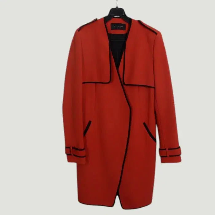 [BUNJANG] Mojo S. Phine Black Line Long Coat / 여성55/ 모조에스핀 블랙라인 롱코트