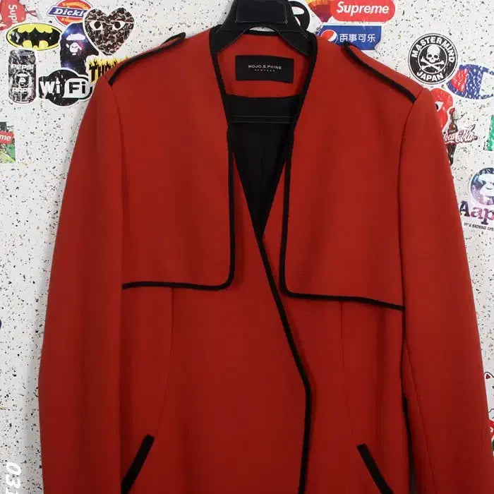 [BUNJANG] Mojo S. Phine Black Line Long Coat / 여성55/ 모조에스핀 블랙라인 롱코트
