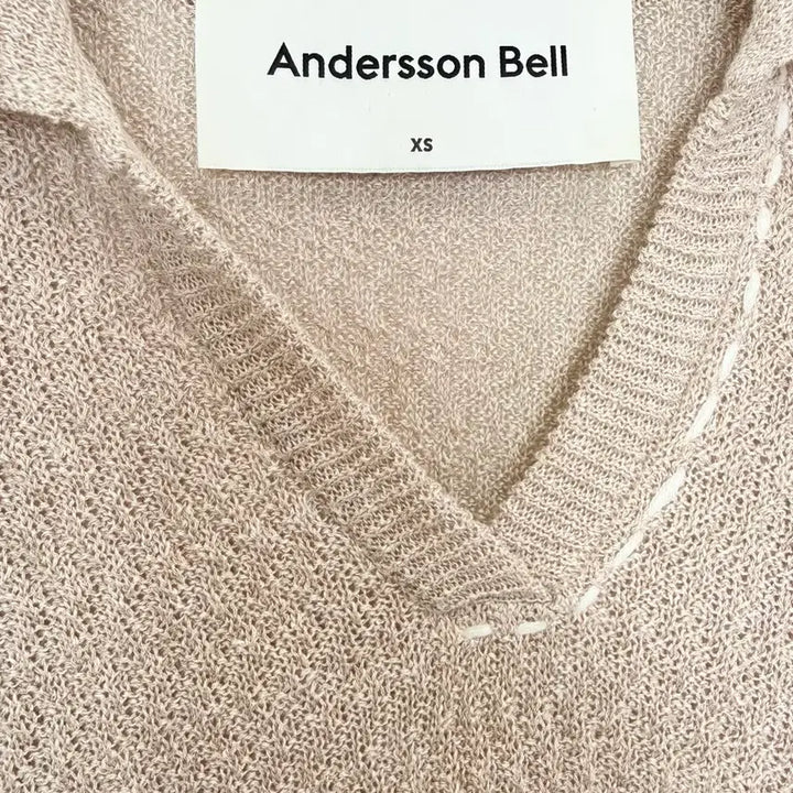 [BUNJANG] Andersson Bell Erica Linen Knit Top / 앤더슨벨 에리카 데미지 린넨 니트