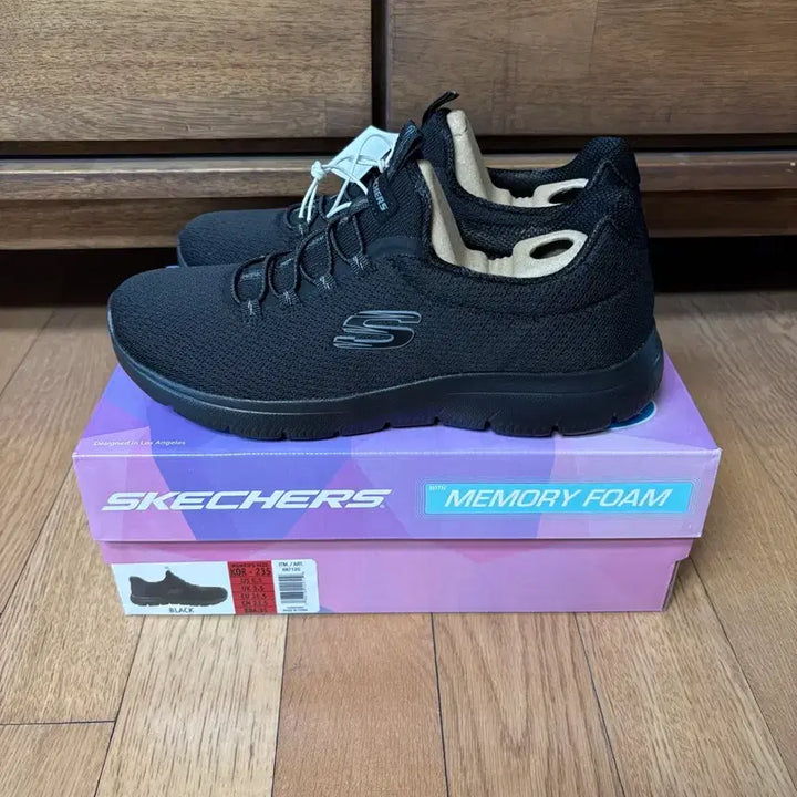 [BUNJANG] Skechers Sneakers Black 235/240mm New / 스케쳐스 운동화 블랙 235mm 새상품