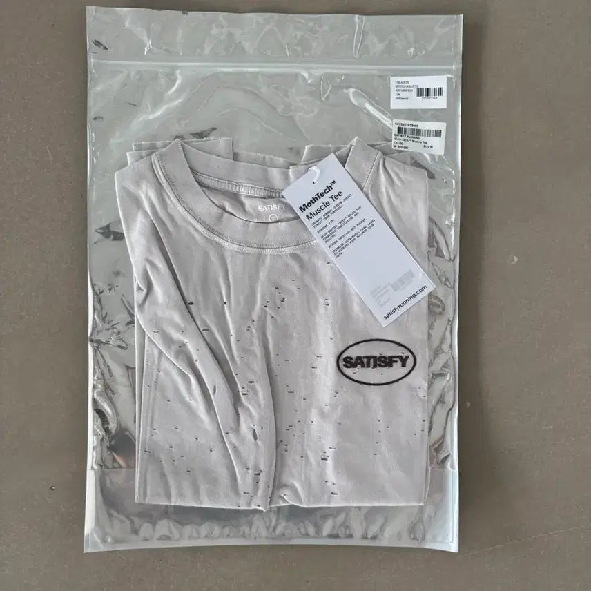 [BUNJANG] Satisfy Mothtech Muscle T-Shirt / Satisfy Mothtech Muscle T-Shirt (M)