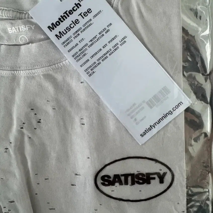 [BUNJANG] Satisfy Mothtech Muscle T-Shirt / Satisfy Mothtech Muscle T-Shirt (M)