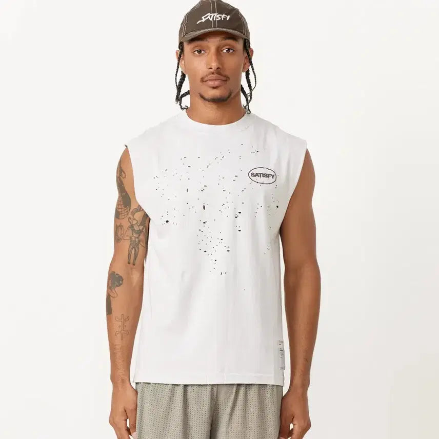 [BUNJANG] Satisfy Mothtech Muscle T-Shirt / Satisfy Mothtech Muscle T-Shirt (M)