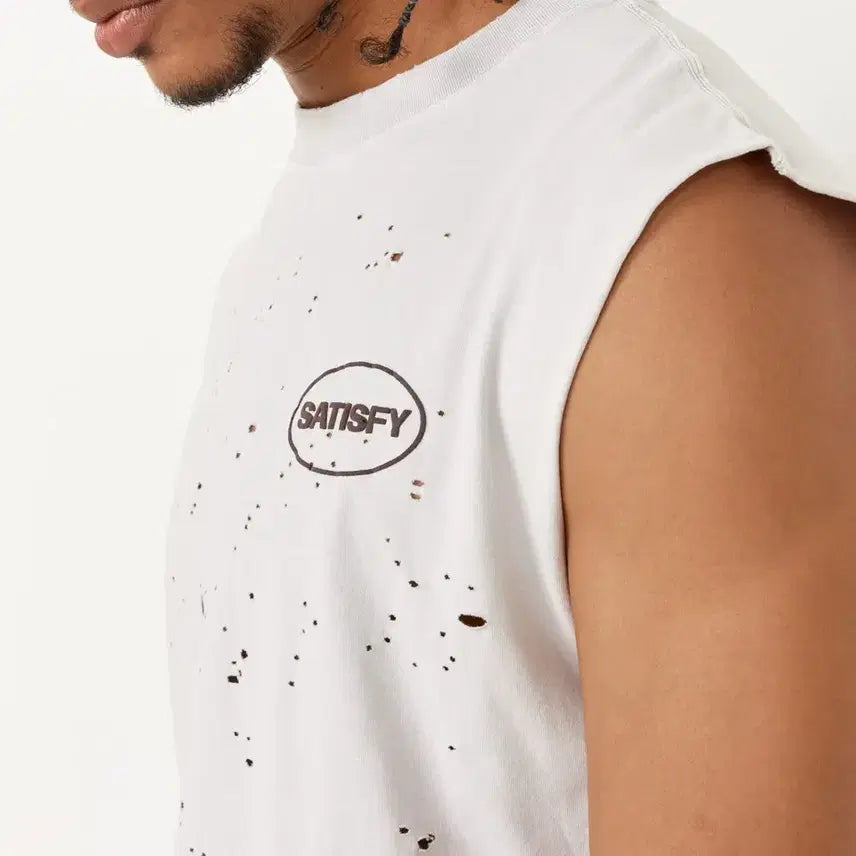 [BUNJANG] Satisfy Mothtech Muscle T-Shirt / Satisfy Mothtech Muscle T-Shirt (M)