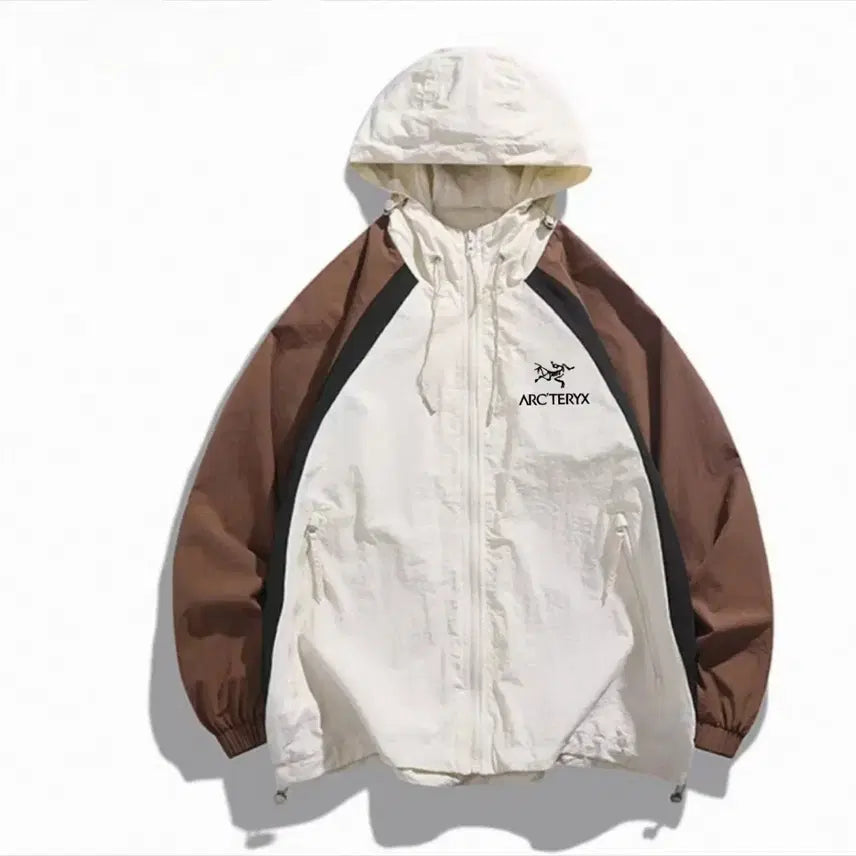 [BUNJANG] Embroidered Logo Oversized Raglan Hoodie Windbreaker Jacket / 자수로고 오버핏 나그랑 후디 바람막이 점퍼