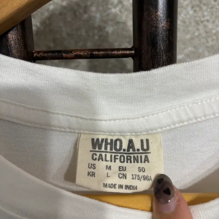 [BUNJANG] Who.A.U. NBB221 T-Shirt / 후아유 반팔티 L(nbb221 티셔츠