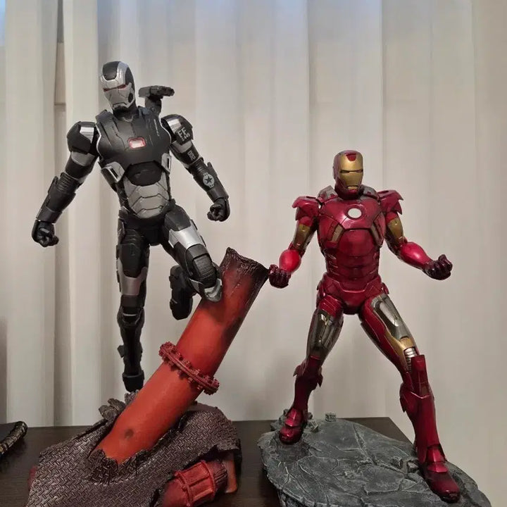 [BUNJANG] Kotobukiya Iron Man War Machine &amp; Mark 7 Figure Set / 아이언맨 워머신 + 마크7 피규어 세트_고토부키야(2종)