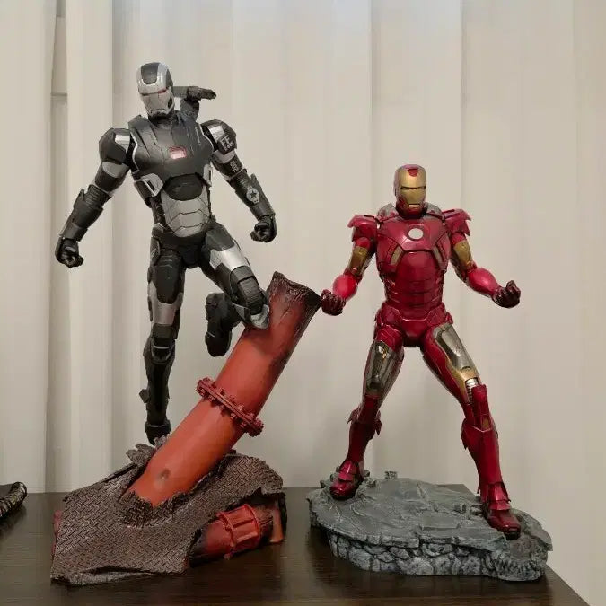 [BUNJANG] Kotobukiya Iron Man War Machine &amp; Mark 7 Figure Set / 아이언맨 워머신 + 마크7 피규어 세트_고토부키야(2종)