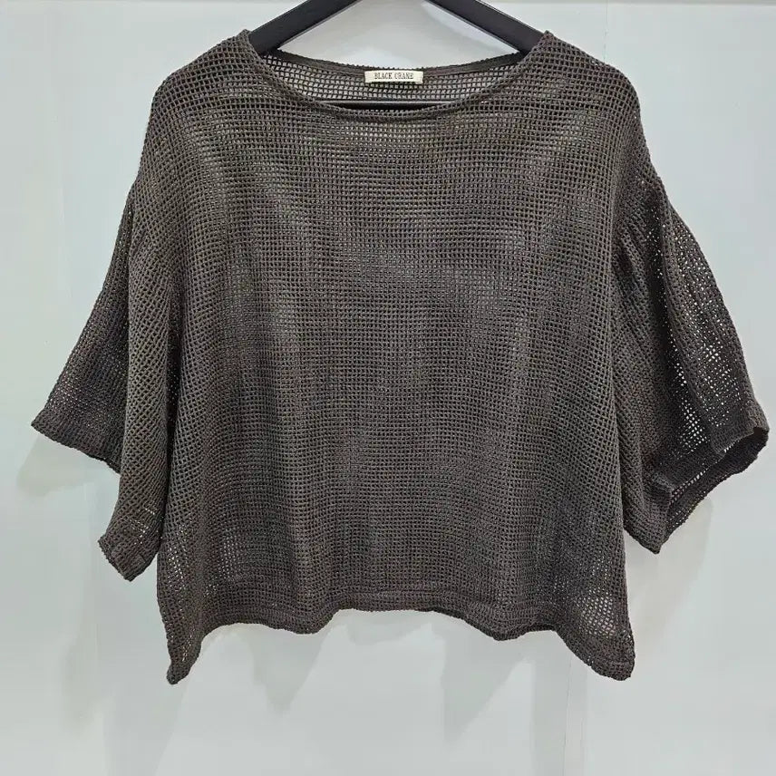 [SOLD OUT] 블랙크레인 그물탑 상의
