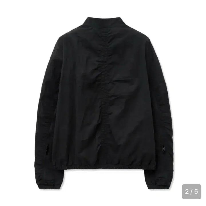 [BUNJANG] IDONNASELL Nylon Shirring Zipper Jumper / 아이돈워너셀 nylon shirring zipper jumperblack