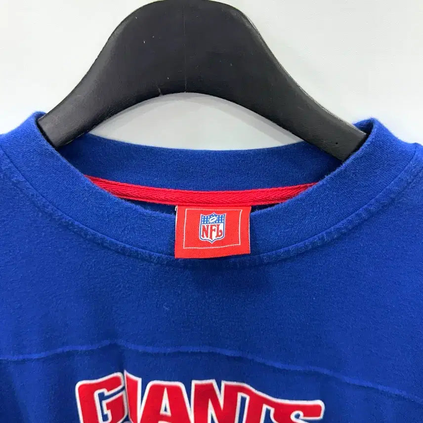 [BUNJANG] NFL New York Giants Long Sleeve Shirt / NFL 뉴욕 자이언츠 롱슬리브 블루 2XL