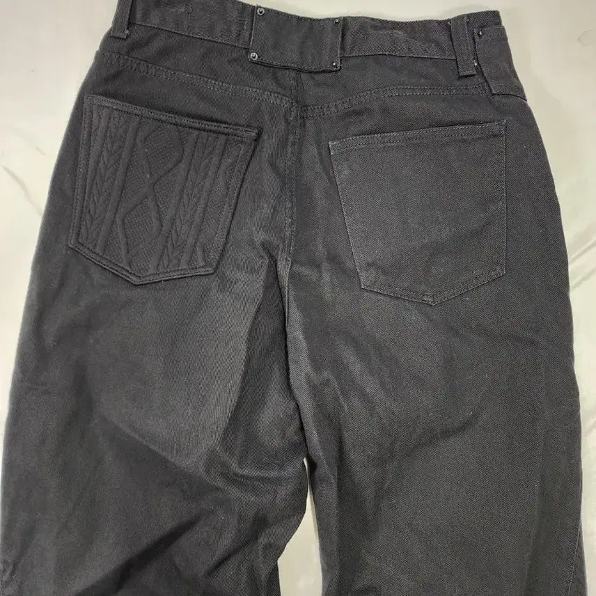 [BUNJANG] Maison Mineed Knit Mix Wide Pants / (31)메종미네드 니트 믹스 와이드 팬츠