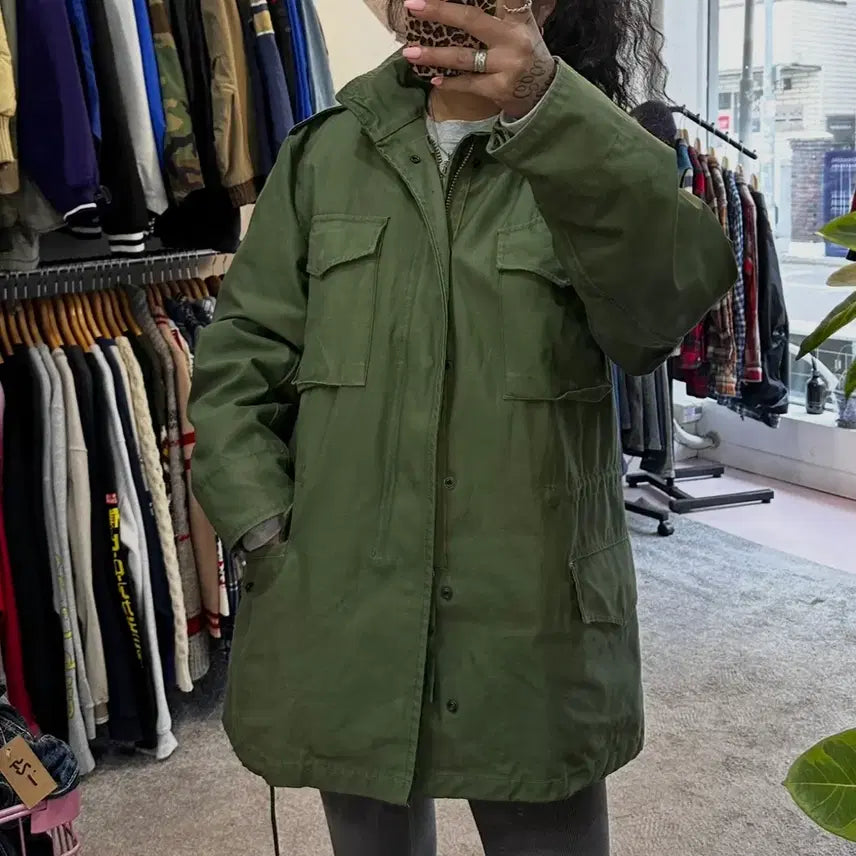[BUNJANG] Tru-Spec M-65 Field Jacket / 빈티지 트루스펙 밀리터리 M-65 필드 자켓M-L