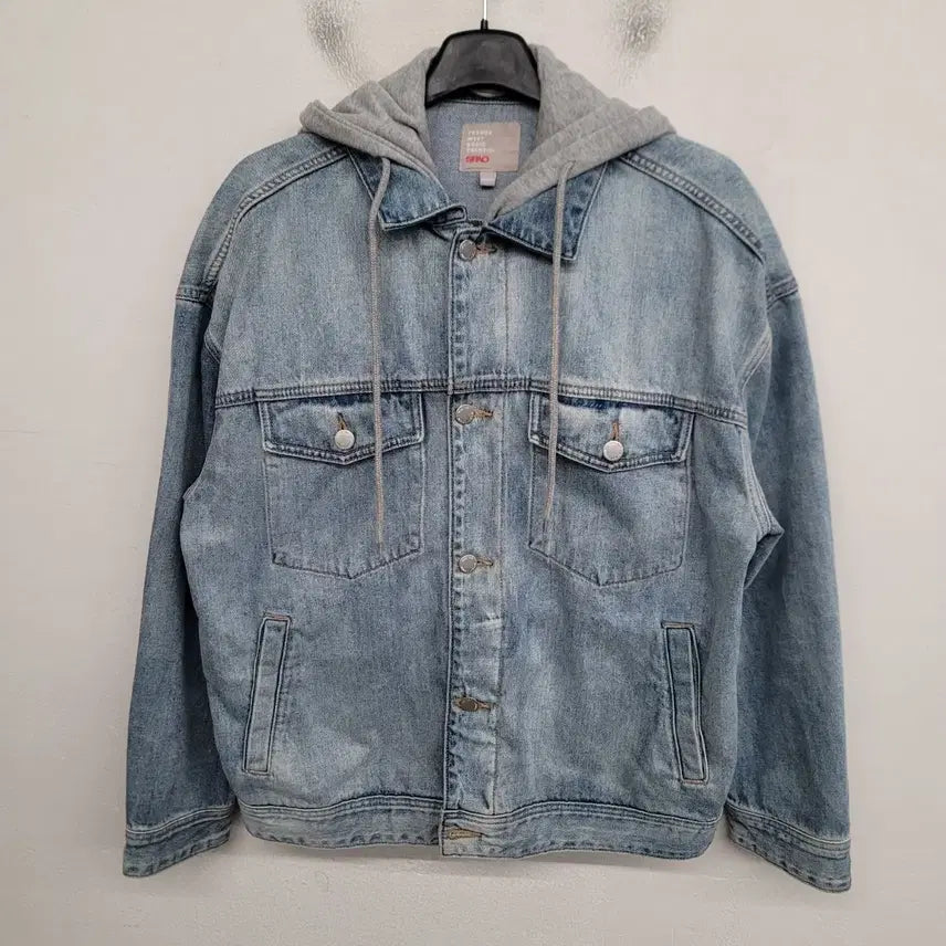 [BUNJANG] Spao Washing Denim Jacket / [100/L] 스파오 워싱 데님 자켓 청자켓