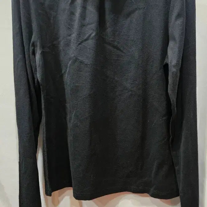 [BUNJANG] Ikkā Black Turtleneck Top / 일본ikka 면100 목티 검정 목폴라티L  ss1