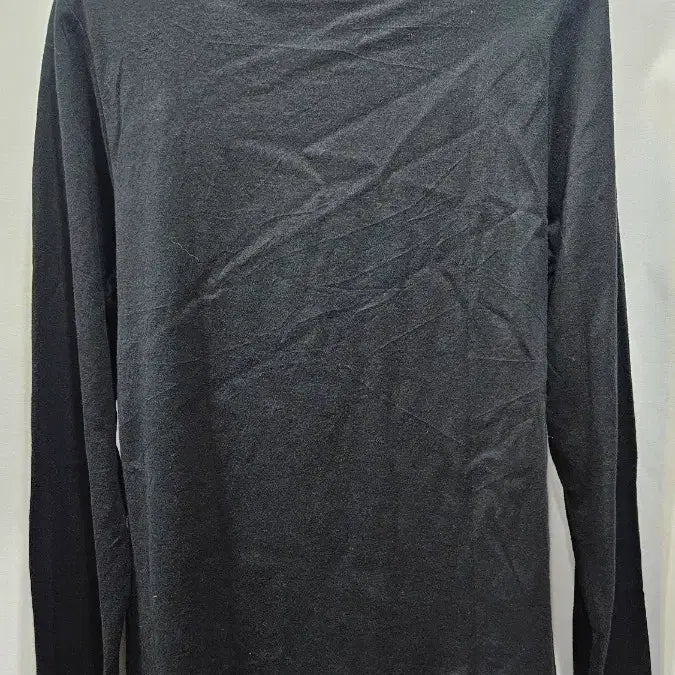 [BUNJANG] Ikkā Black Turtleneck Top / 일본ikka 면100 목티 검정 목폴라티L  ss1