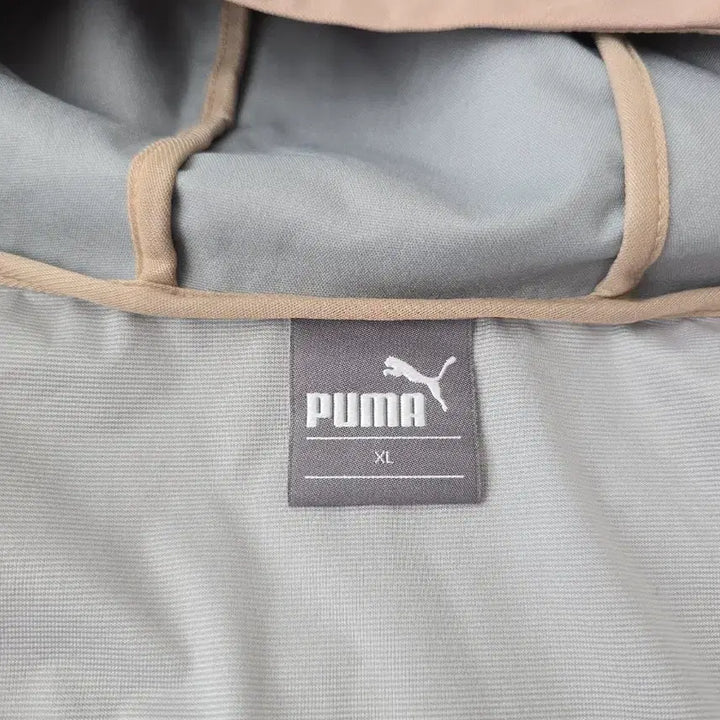 [BUNJANG] Puma Rain Jacket (Beige) - XL / 푸마  후드 바람막이 레인자켓 XL