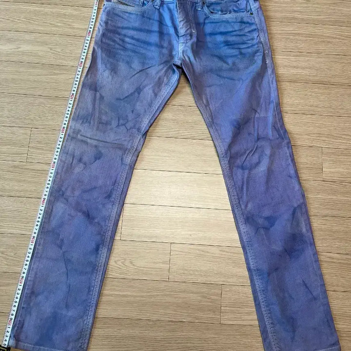 [BUNJANG] Diesel Washed Denim Jeans Purple / 디젤 워싱 데님 청바지 퍼플