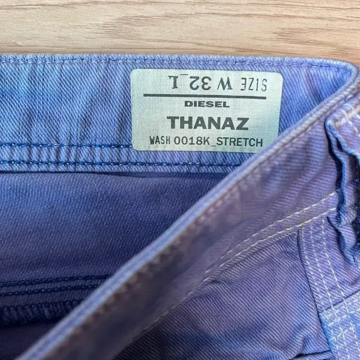 [BUNJANG] Diesel Washed Denim Jeans Purple / 디젤 워싱 데님 청바지 퍼플