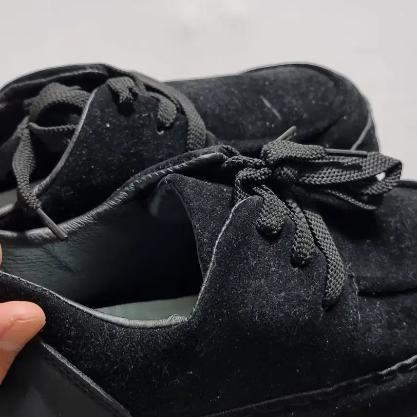 [BUNJANG] Black Suede Loafer Flats / 214. 블랙 스웨이드 로퍼 단화