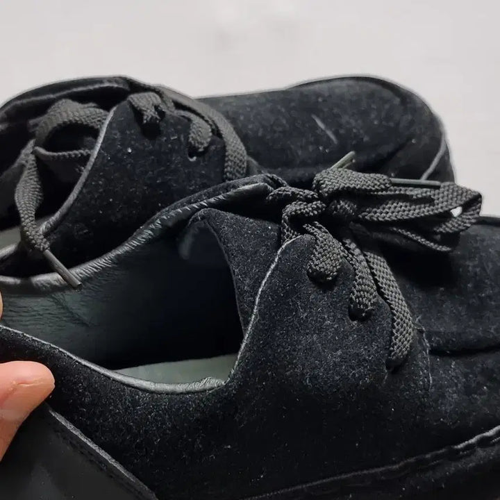 [BUNJANG] Black Suede Loafer Flats / 214. 블랙 스웨이드 로퍼 단화