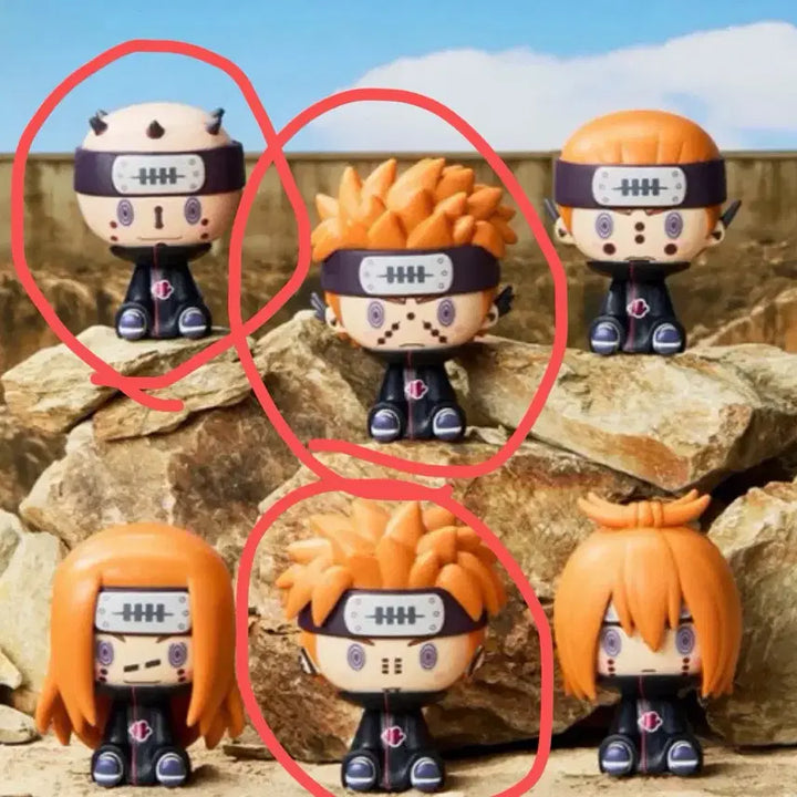 [BUNJANG] Naruto Ichiban Kuji G Prize Chokonokko Pain Figure Bundle Set / (미개봉)나루토 제일복권 G상 초코노코 윤회 페인3종 일괄판매이치방쿠지