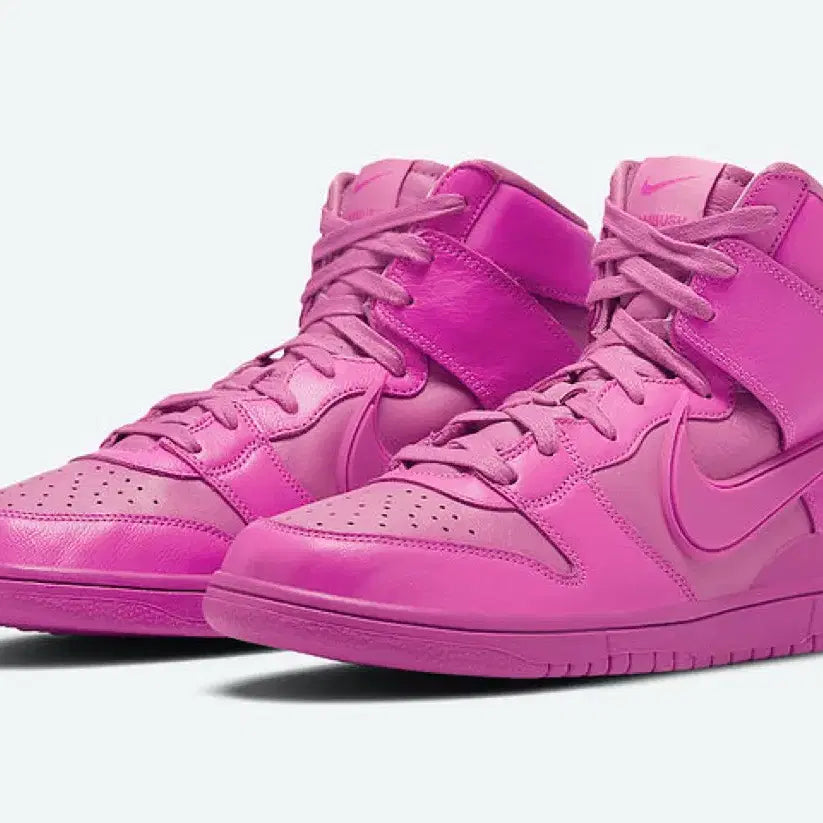 [BUNJANG] Ambush Nike Dunk High Fuchsia Pink Sneakers / 앰부쉬(Ambush) 나이키 덩크하이 퓨시아 핑크 컬러