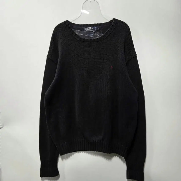 [BUNJANG] Polo Ralph Lauren Black Pony Logo Sweater L / 폴로랄프로렌 블랙 포니로고 스웨터 L 26031313
