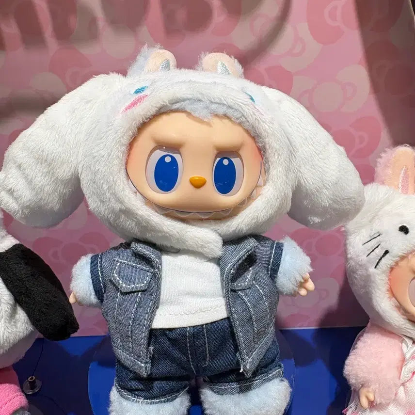 [BUNJANG] Popmart Labubu Sanrio Cinnamoroll Keyring / 팝마트 라부부산리오 시나모롤 박스밑개봉