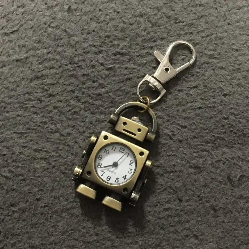[BUNJANG] Robot Watch Necklace Keychain / [새상품] 로봇시계목걸이 키링 열쇠고리