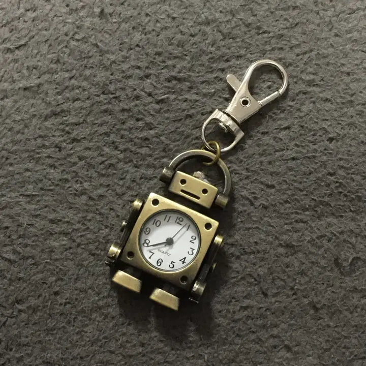 [BUNJANG] Robot Watch Necklace Keychain / [새상품] 로봇시계목걸이 키링 열쇠고리