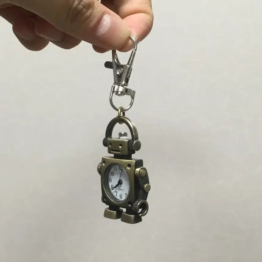 [BUNJANG] Robot Watch Necklace Keychain / [새상품] 로봇시계목걸이 키링 열쇠고리