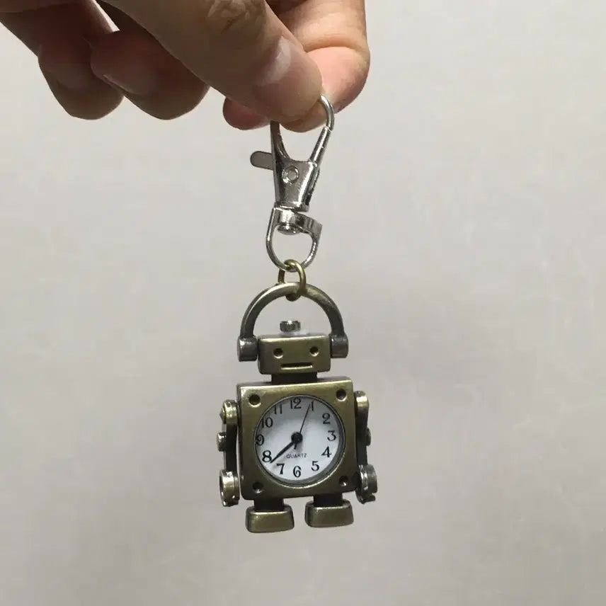 [BUNJANG] Robot Watch Necklace Keychain / [새상품] 로봇시계목걸이 키링 열쇠고리