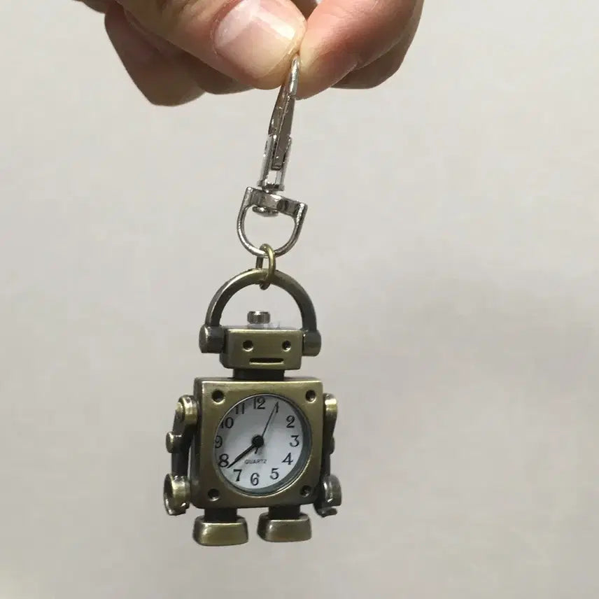 [BUNJANG] Robot Watch Necklace Keychain / [새상품] 로봇시계목걸이 키링 열쇠고리