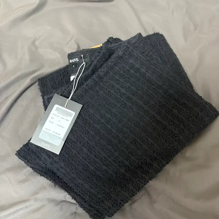 [BUNJANG] Rave Texture Wide Pants Black Size 1 / 레이브 텍스쳐 와이드 팬츠 블랙 1사이즈