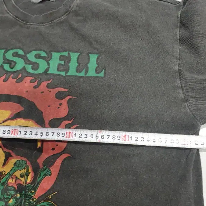 [BUNJANG] Ghost Rider Skull Print Long Sleeve T-shirts / 불꽃 고스트 라이더 해골 프린팅 롱슬리브 티셔츠2벌