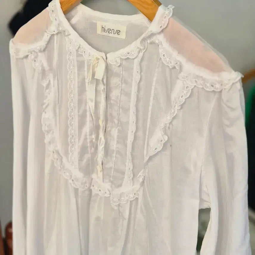 [BUNJANG] Hivense Lace Detail Pajamas / hivense 레이스 디테일 잠옷