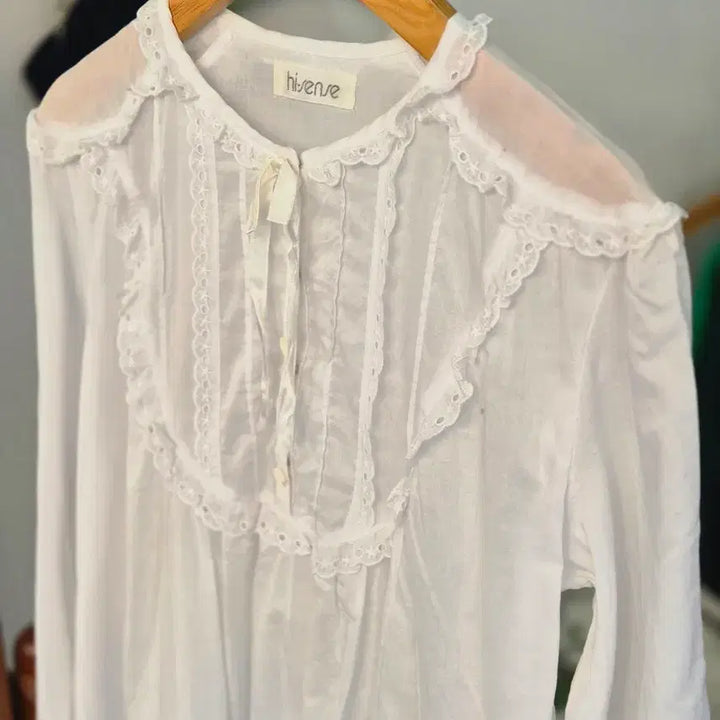 [BUNJANG] Hivense Lace Detail Pajamas / hivense 레이스 디테일 잠옷