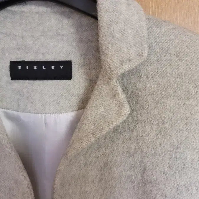 [BUNJANG] SISLEY Grey Long Coat / SISLEY |  그레이 모직 롱코트 55 | (모81알파카19)
