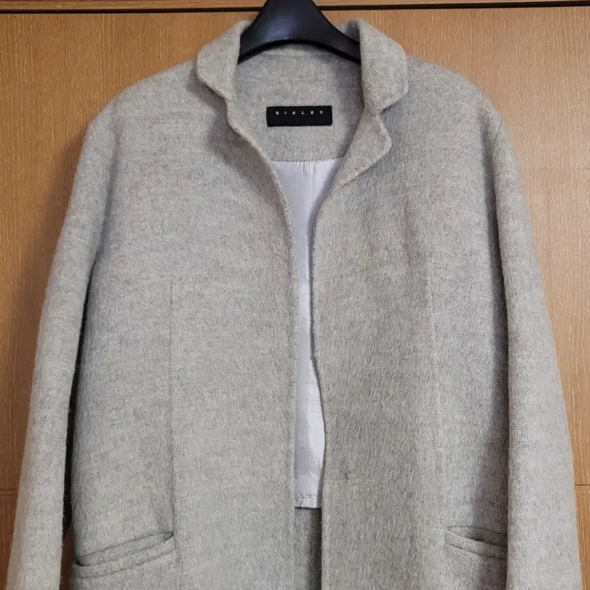 [BUNJANG] SISLEY Grey Long Coat / SISLEY |  그레이 모직 롱코트 55 | (모81알파카19)