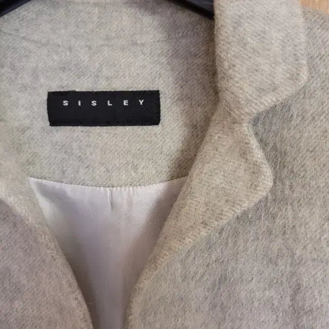 [BUNJANG] SISLEY Grey Long Coat / SISLEY |  그레이 모직 롱코트 55 | (모81알파카19)